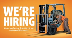 We're Hiring! Motor mechanics, auto electricians, and heavy vehicle mechanics - apply today!